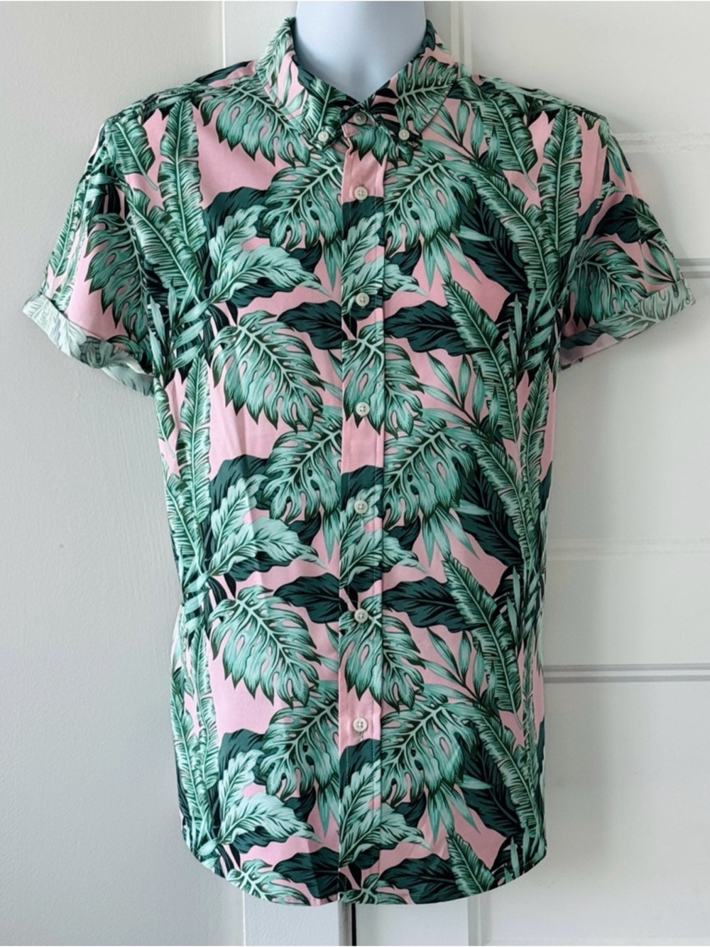 Cotton & Co Summer Palm Leaves Button Down